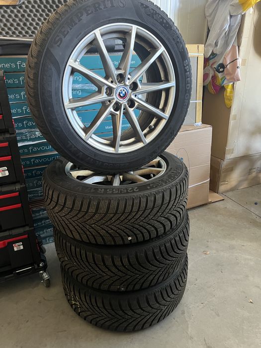 Roti iarna originale BMW G30 5x112 225/55/R17 senzori presiune Dot2024