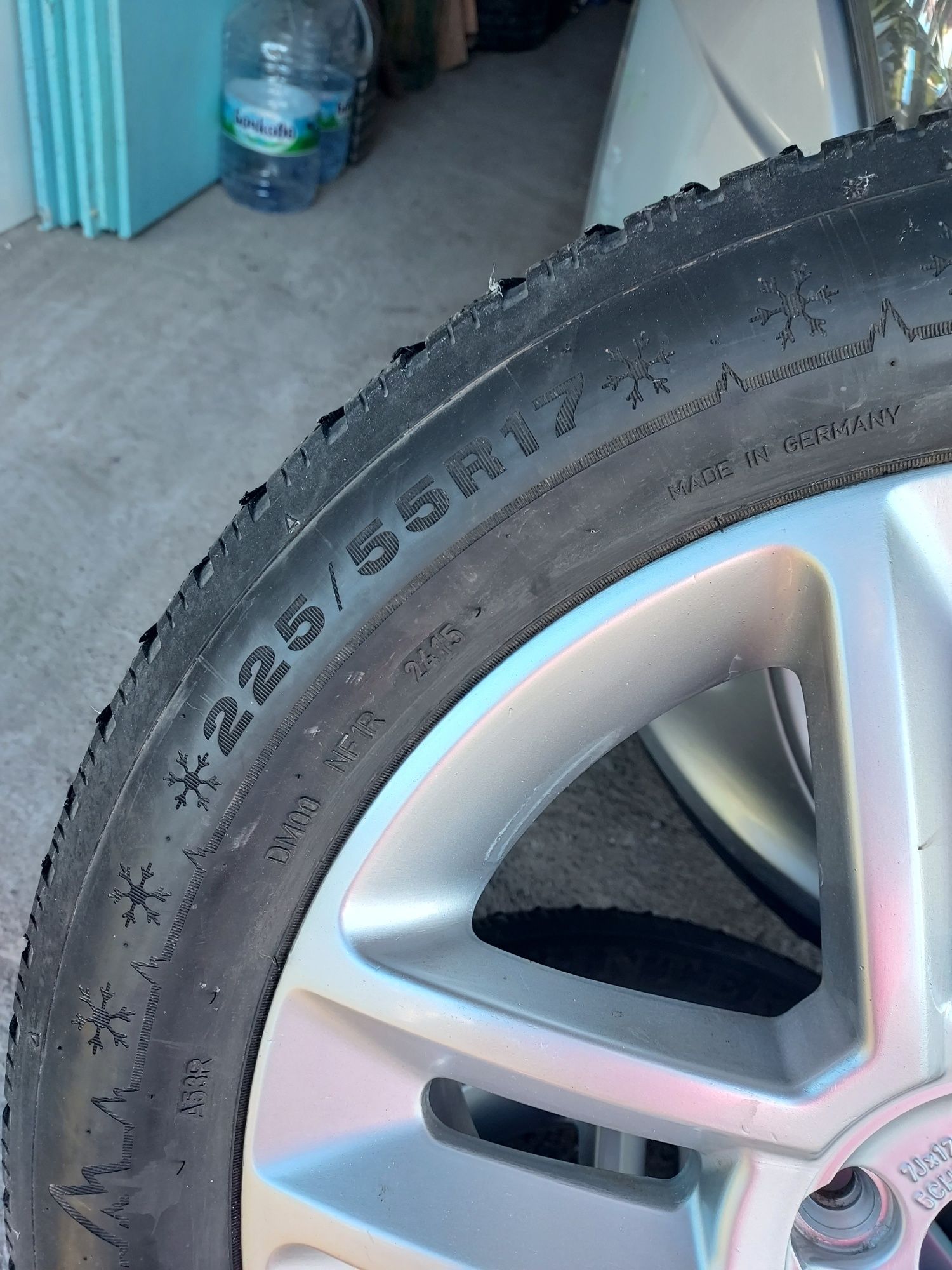 Алуминиеви джанти с гуми за Рено 5*108 17"