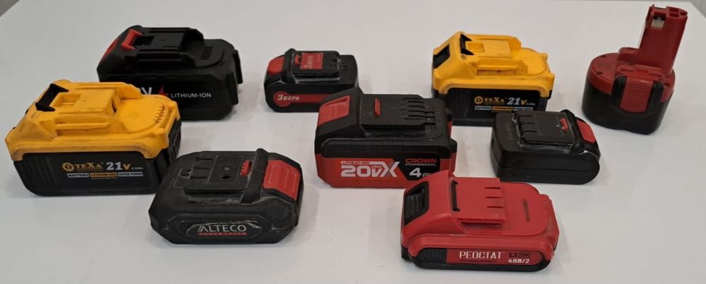 Ремонт аккумуляторных батарей на все виды эл. инструмента.