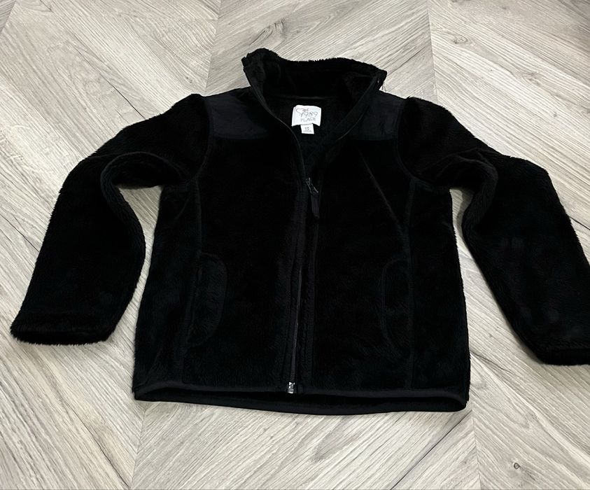 Jacheta/ hanorac din fleece pentru fetite 5-6 ani/116 cm