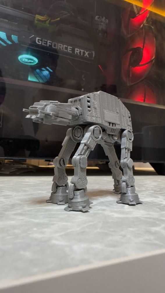 Star wars AT-AT , Шагаход, KIT CARD versiyasi