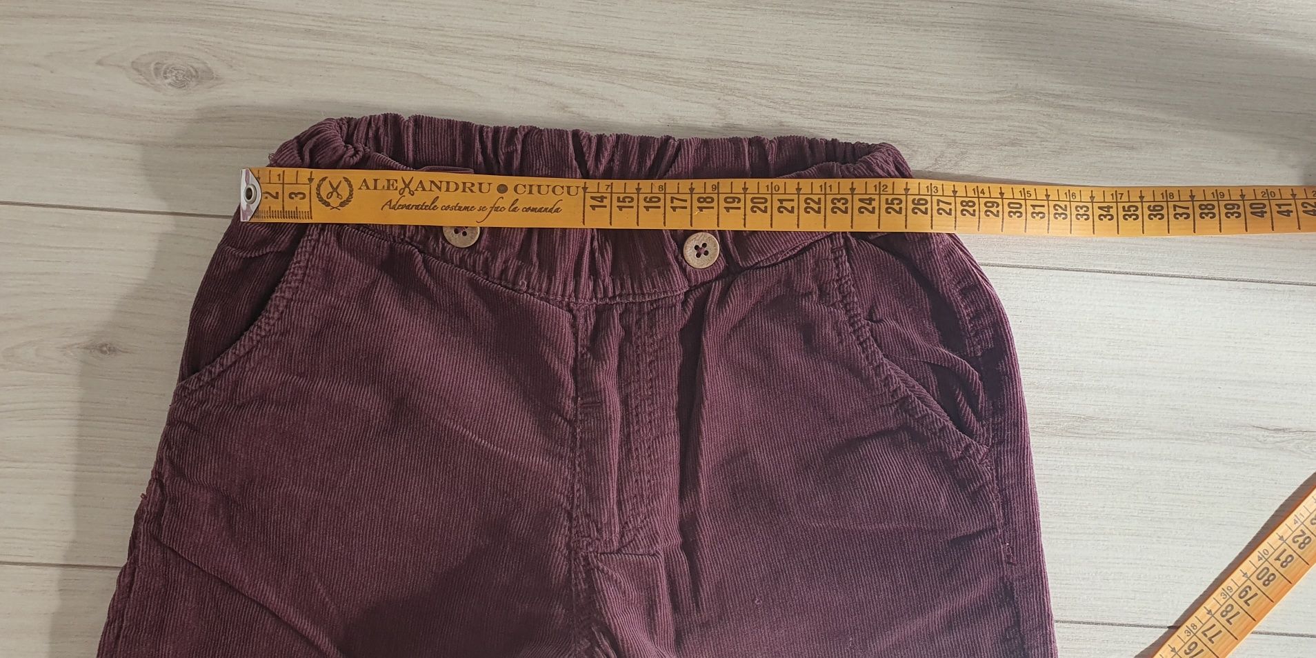 Pantaloni grosi, dublati cu bumbac, 4-5 ani, mas 110, Newbie