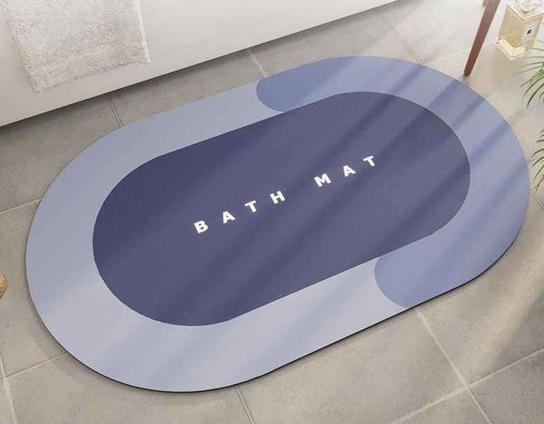 Абсорбираща подложка за баня-антихлъзгащо килимче