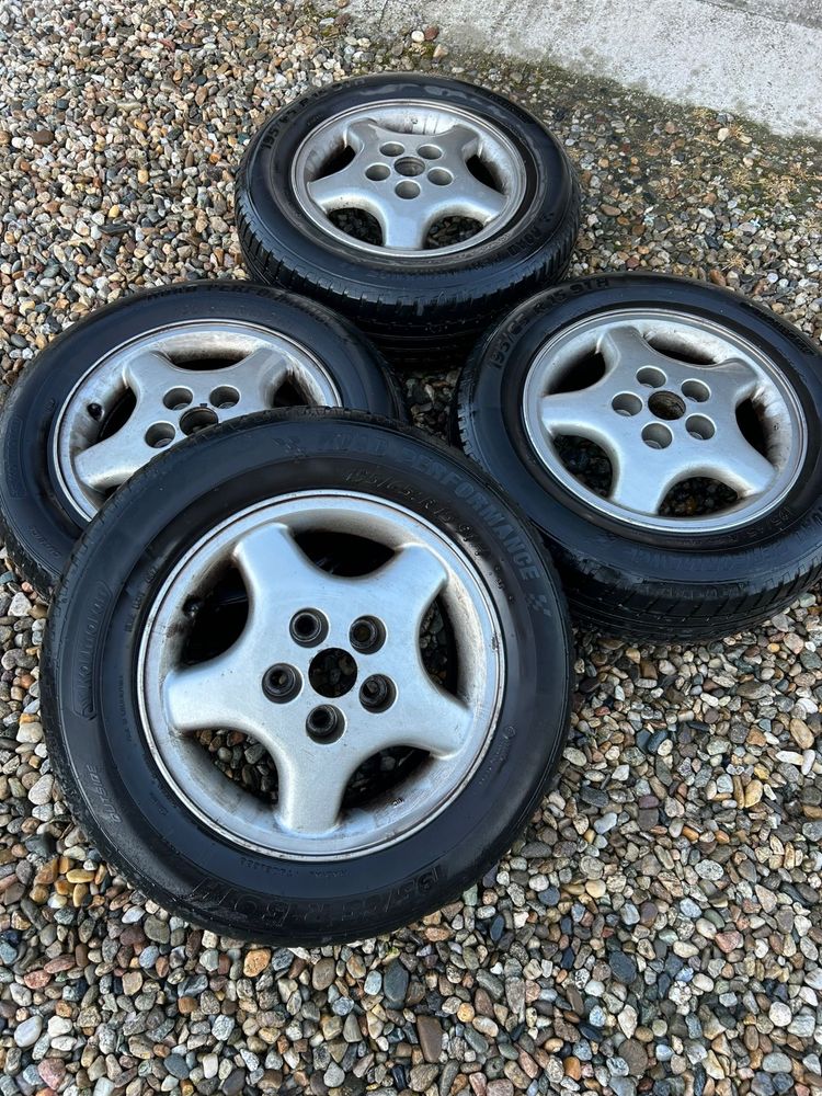 Set Jante aliaj  R15 cu anvelope VARĂ  195/65/r15