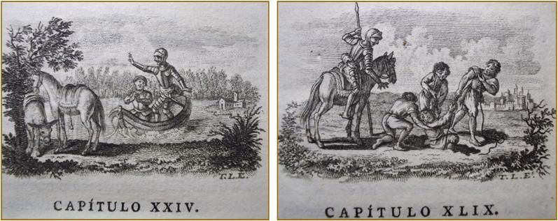 Don Quixote de la Mancha - Miguel de Cervantes (1797-1798), 6 vol.
