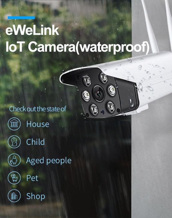 LiveCam външна Wifi охранителна камера Full HD 1080р