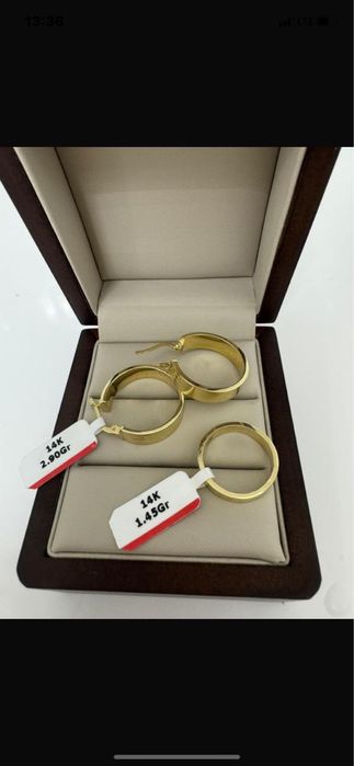 Продам новый золотой комплект