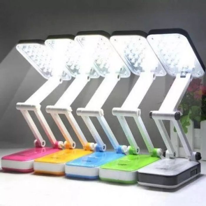 Сгъваема Настолна LED лампа нощна за бюро с 24 лед диода презареждаема