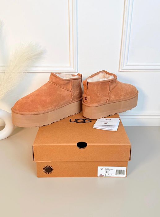 UGG Ultra Mini Platform Chestnut 39