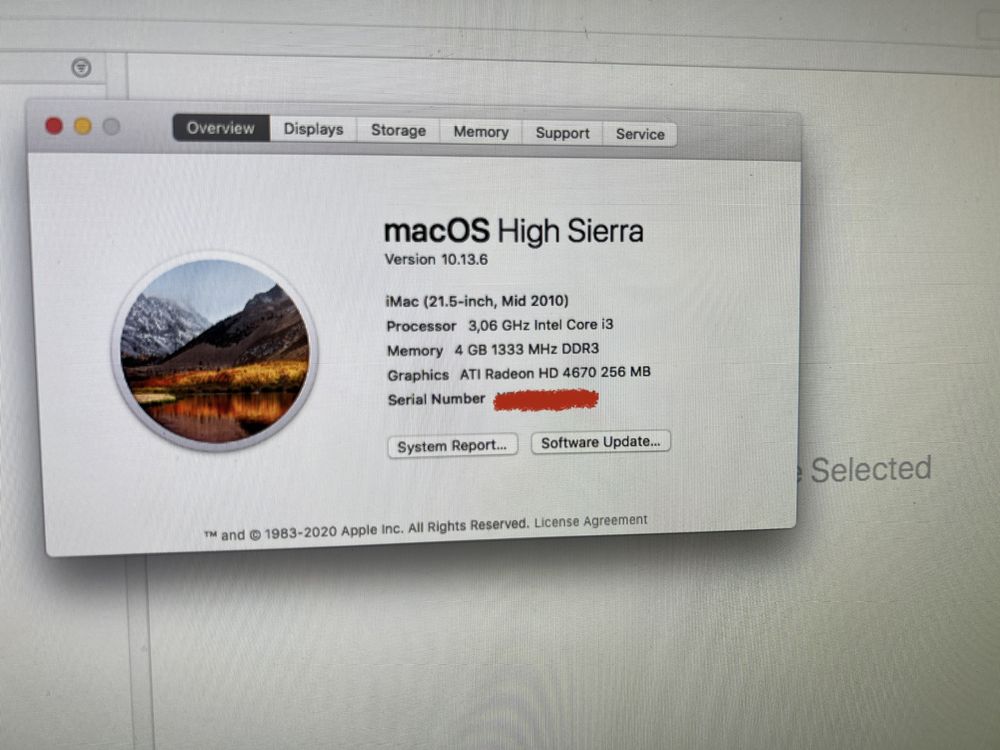 Apple Imac A1311 i3 SSD calculator pc