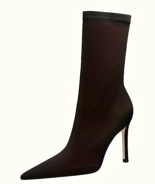 Cizme eleganta,toc stiletto (10cm),super model, super calitate