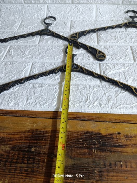 Vintage плътни бронзови закачалки