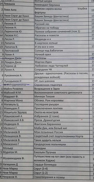 художественная литература (продолжение 1)