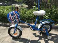 Bicicleta copii (3-5 ani) Pegas Soim 12" + Accesorii + Roti ajutatoare