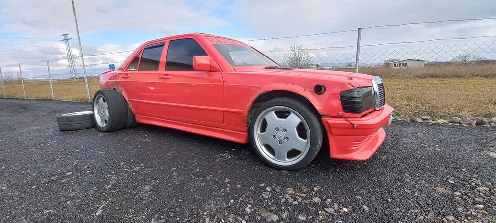 Мецедес 190 в201 4.3 В8 дрифт Mercedes w201 4.3 V8 drift