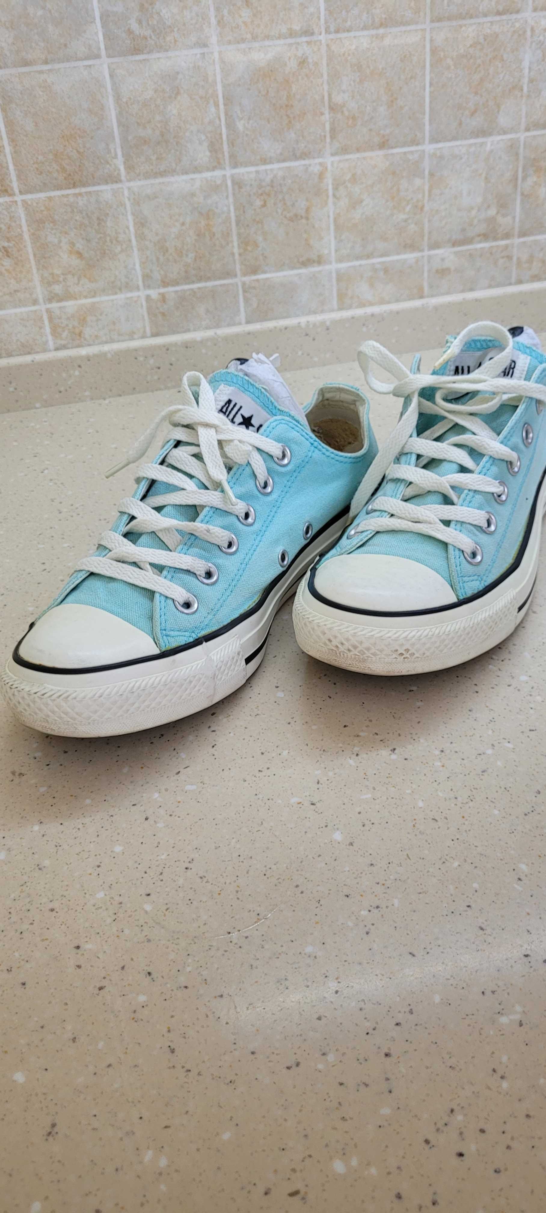 Кеды Converse голубые женские