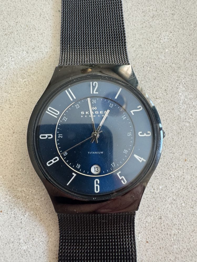 Черен часовник Skagen