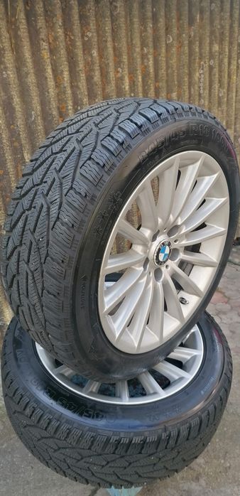 Jante bmw cu anvelope de iarna 18" + cadou 2 de vara
