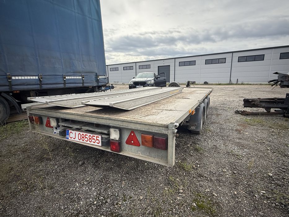 Remorca platforma utilaje ifor williams 5.5 metri lungime