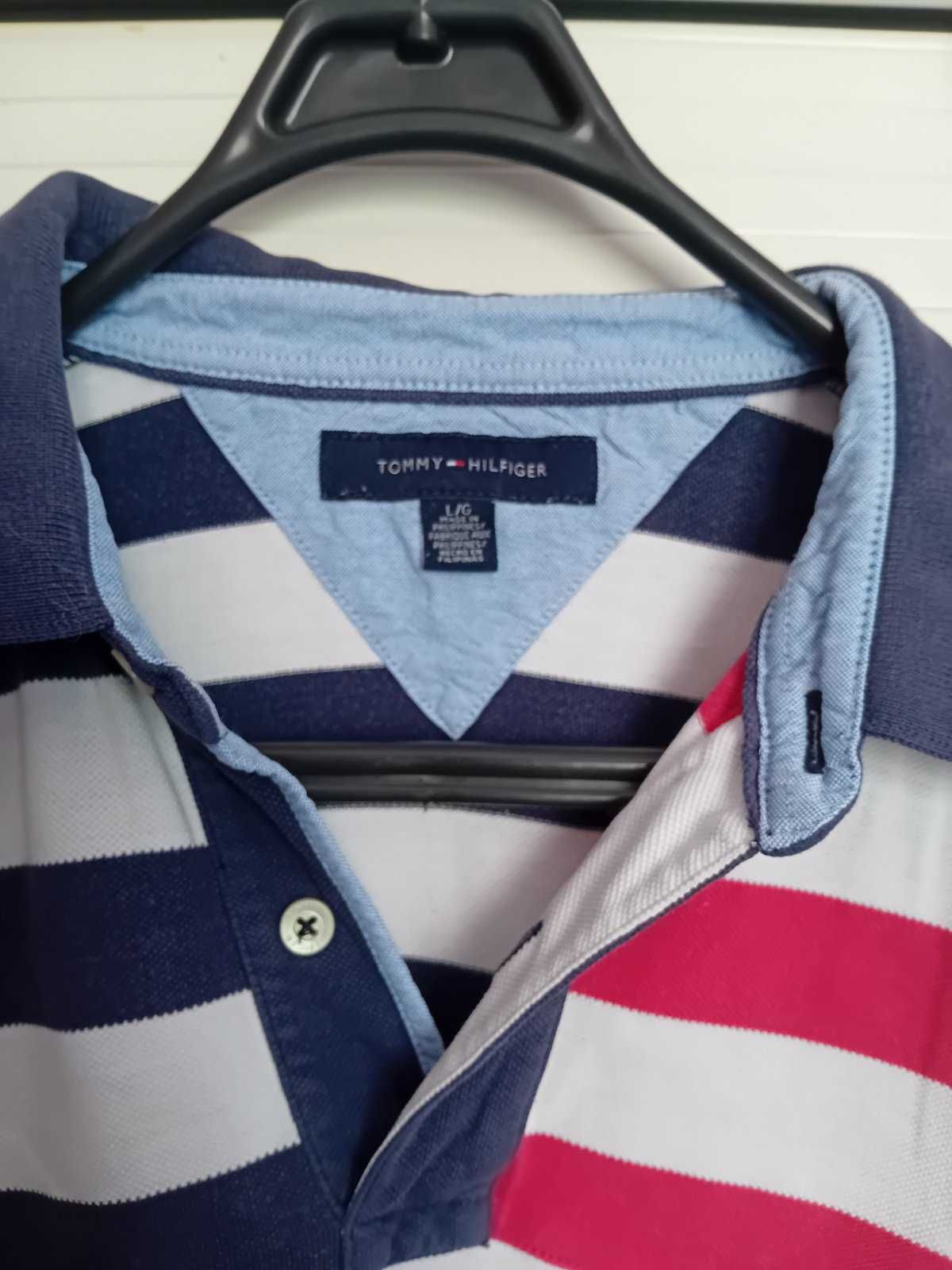 Оригинална фланелка с яка Tommy Hilfiger