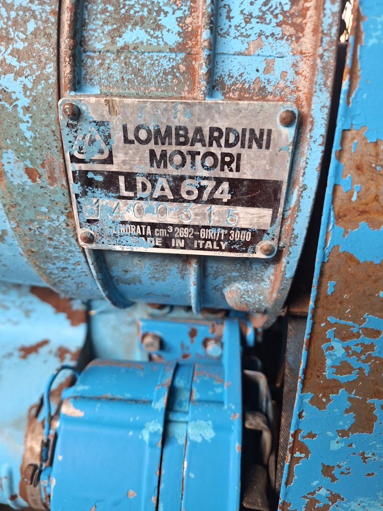 Motor Lombardini 674,2700 Cc,3000 turații, Deutz Same
