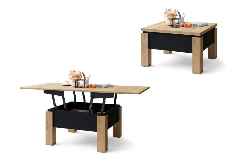 Măsuță extensibilă cu ridicarea blatului măsuță de cafea