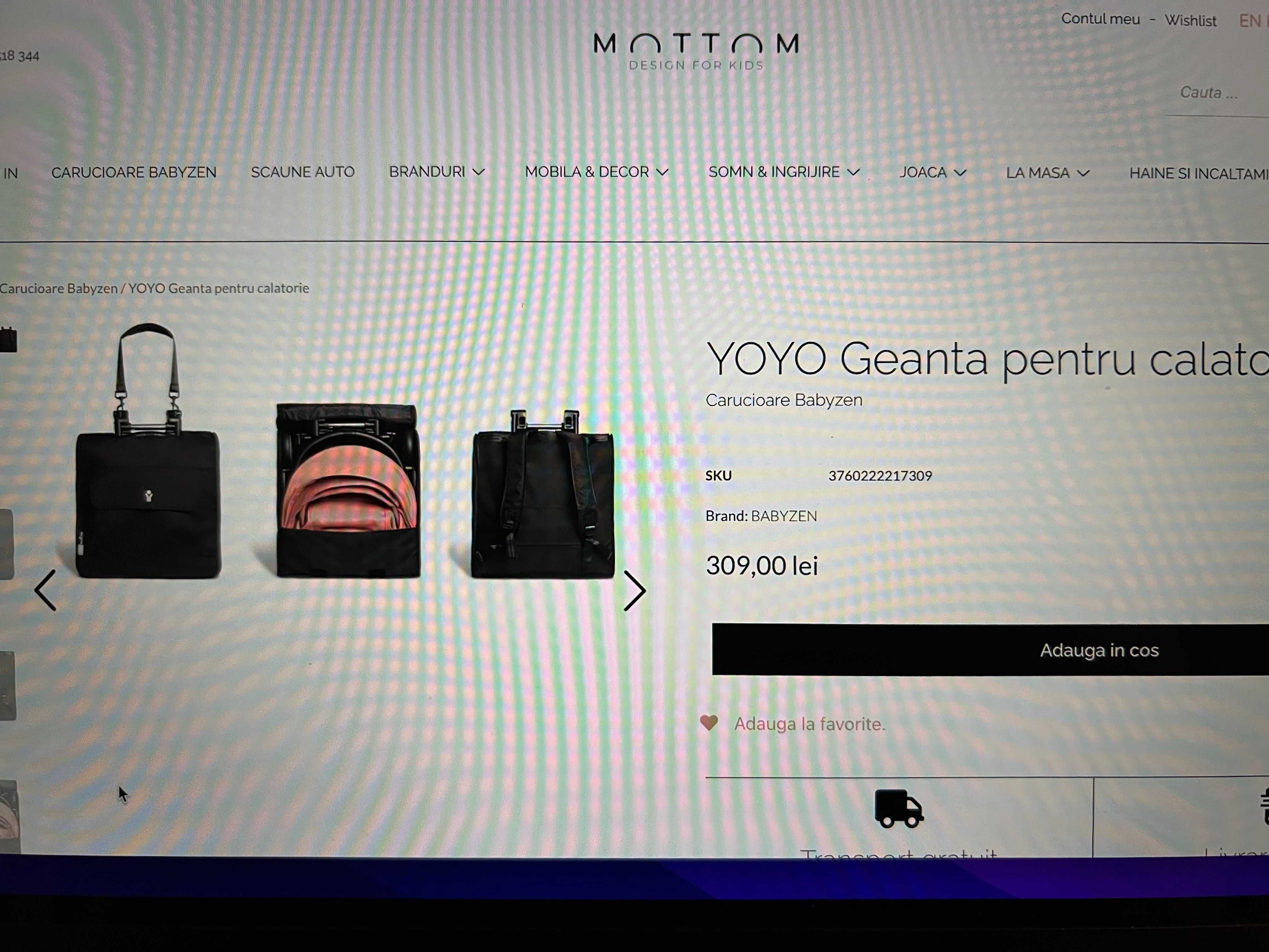 Geanta pentru carut YOYO BABY ZEN