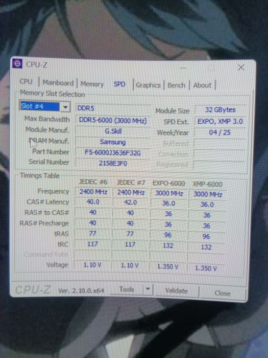 Кит 64 Гб ддр 5 6000mhz gskill