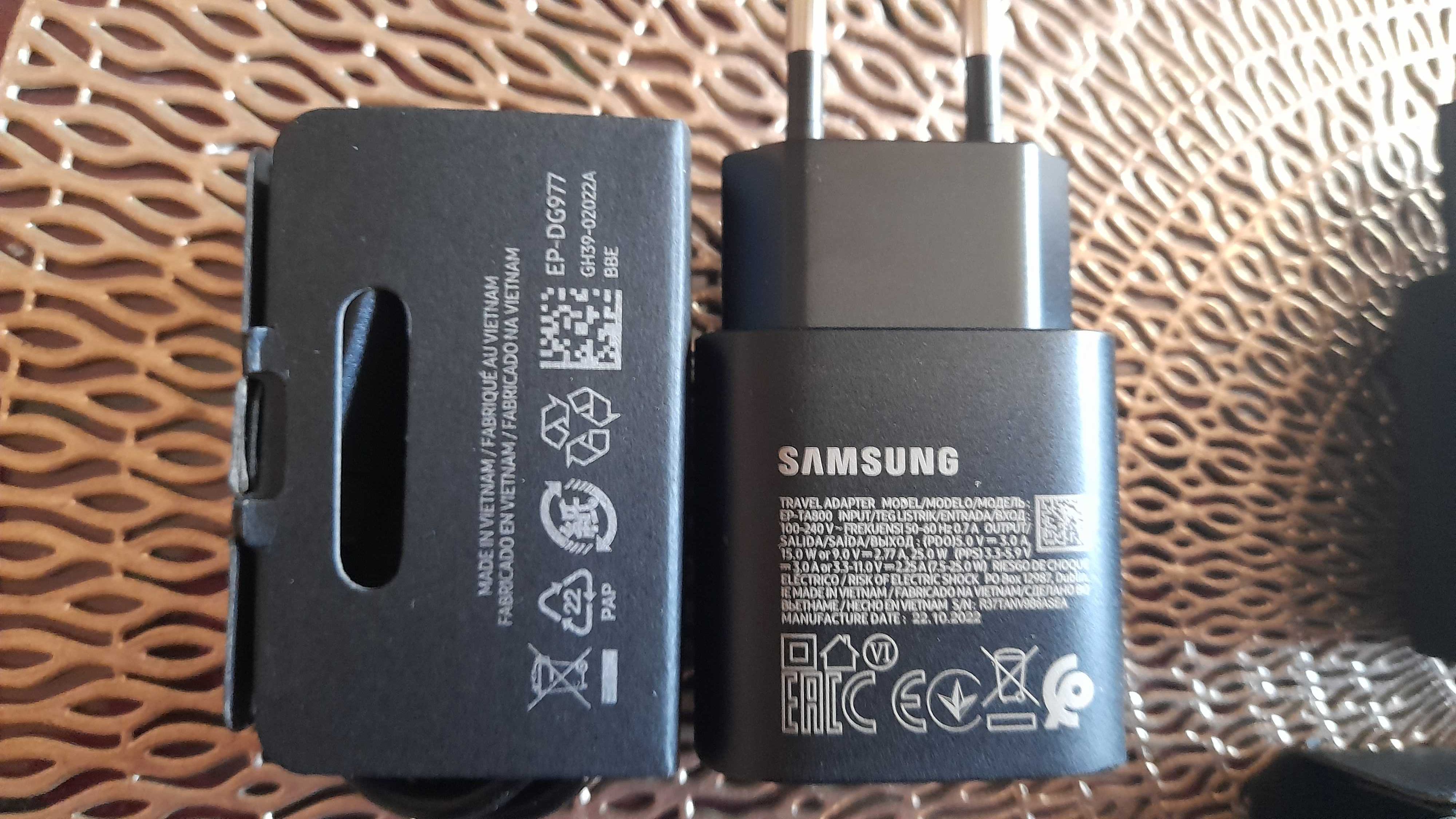 set incarcator Samsung Original Super Fast Charge 25w adaptor + cablu