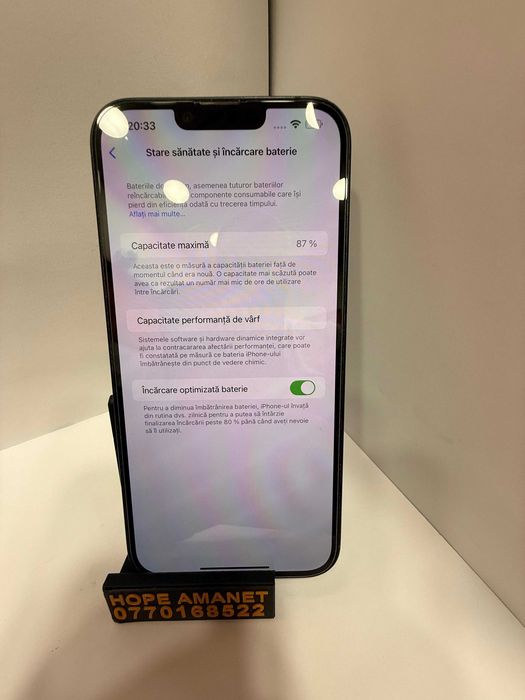 Hope Amanet P1/Iphone 14 Plus ,128gb,87% baterie #34156