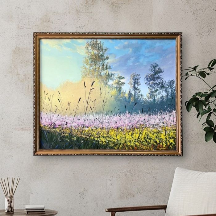 Картина маслом. "УТРЕННИЙ ЭТЮД"