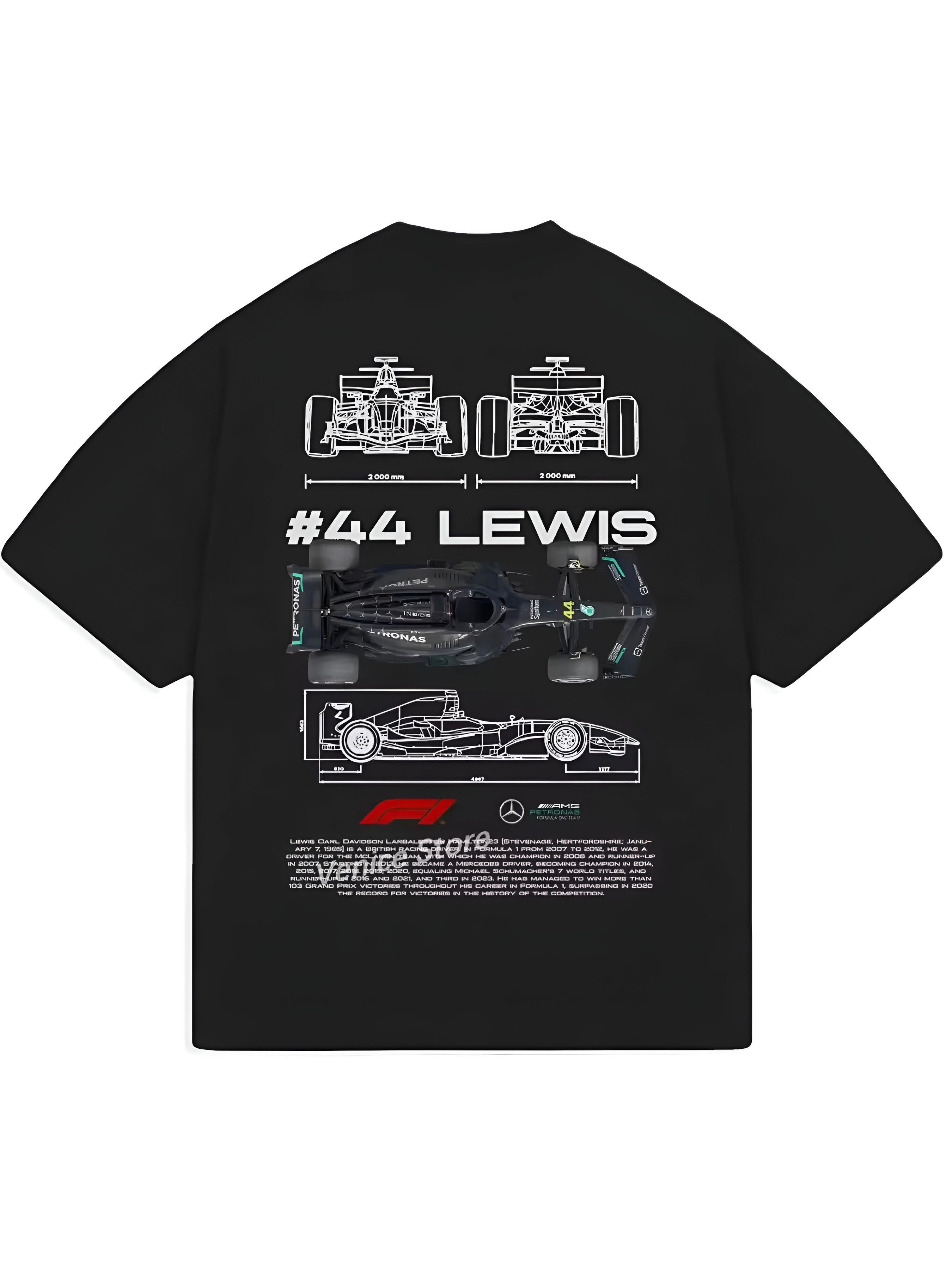 Тениска F1 Lewis Hamilton #44 Формула 1