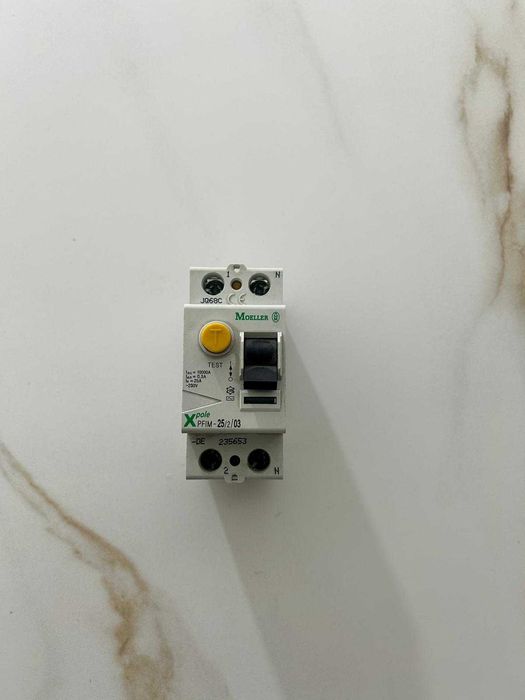 Siguranță / Întreruptor Eaton PFIM 25A 2 poli 30mA – Moeller