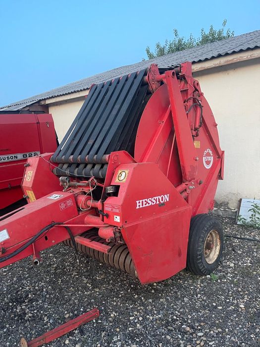 Presa baloti rotunzi balotiera Fiatagri Hesston 5700