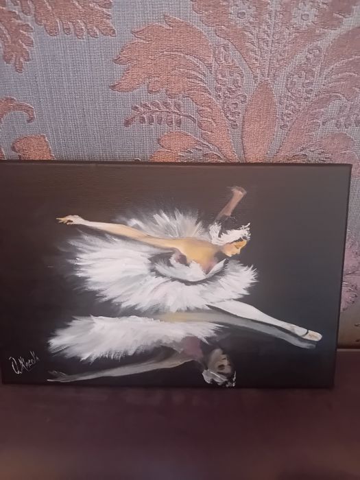 Картины" Балерина" 18х24 акварель, масло, пастель