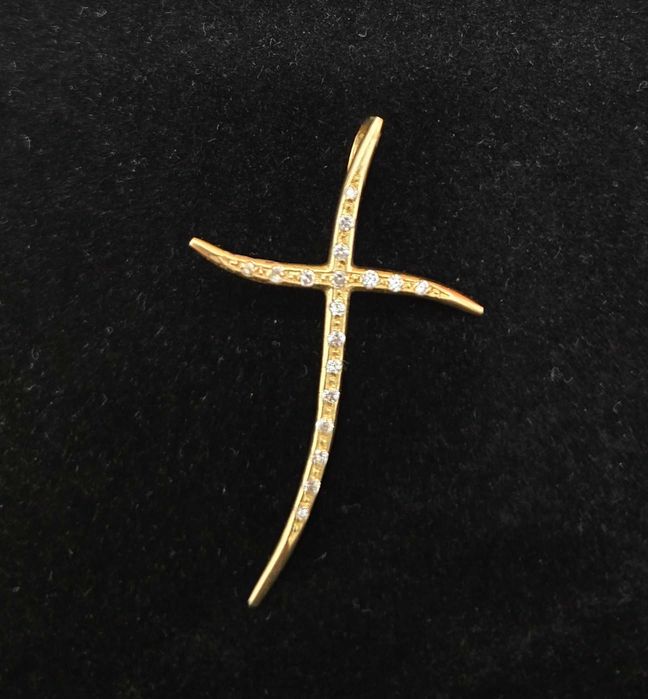 Hope Amanet P4 Pandant tip Cruce AUR 14K 4.30 Grame/Pietre nepretioase