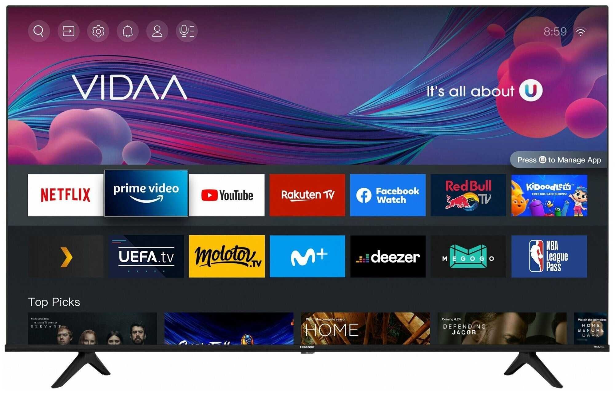 Телевизоры HISENSE от 43* до 100* АКЦИЯ Доставка бонус 2025 NEW