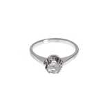 Inel aur alb 14K diamant 3.23g