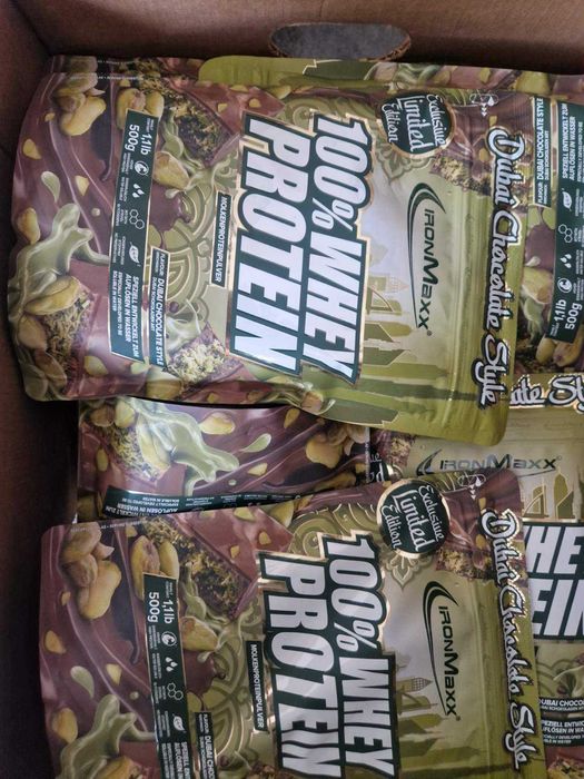 Суроватъчен Протеин IronMaxx 100 % Whey Protein 500 gr Dubai Style