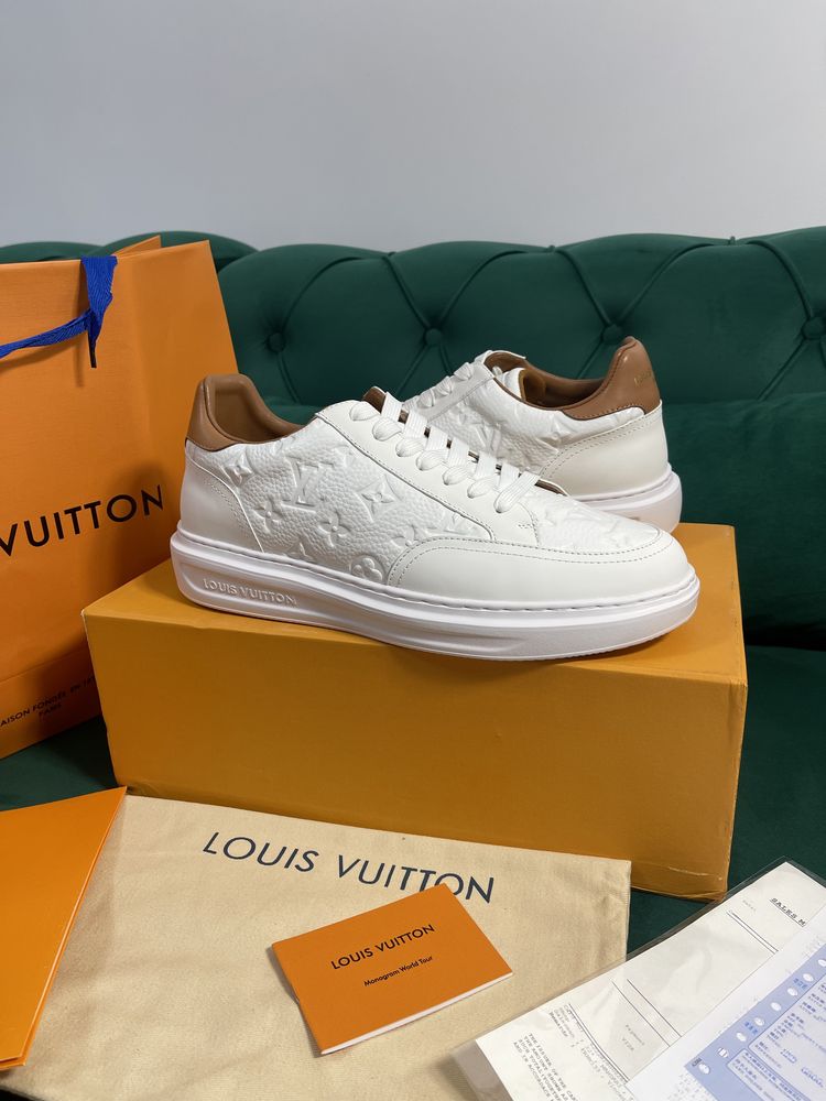 Adidasi Louis Vuitton piele naturala Full Box Premium colectie noua