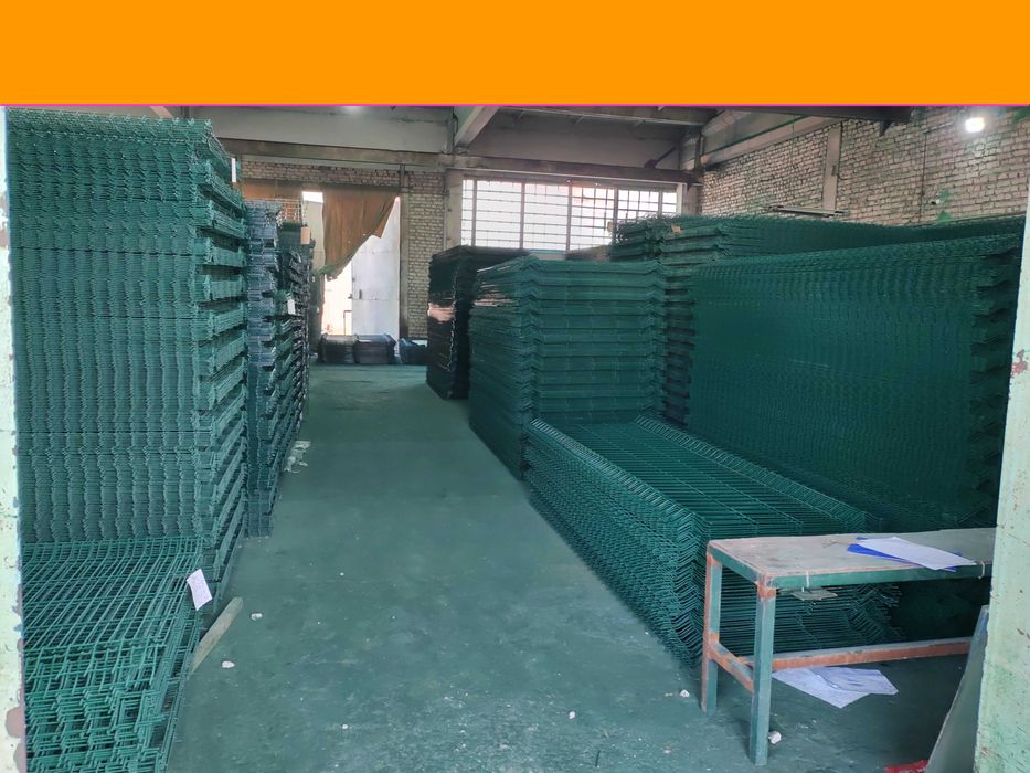 Йевросетка Еврозабор сварная Установка Орнатиб берамиза