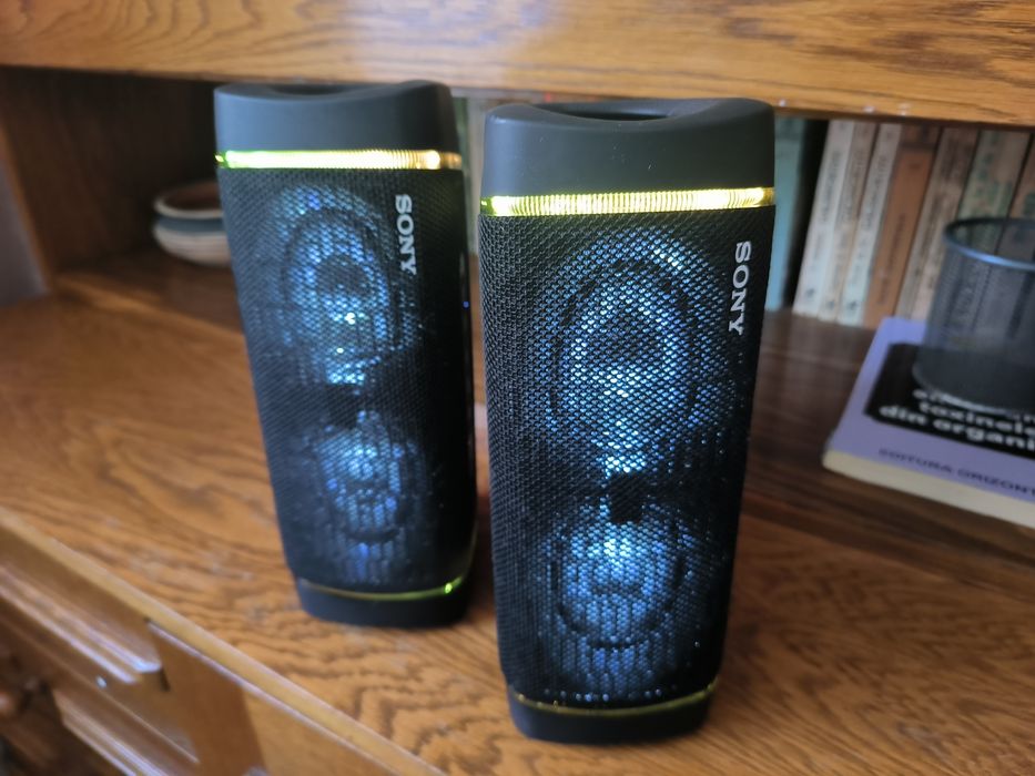 Set 2 boxe Wireless Bluetooth Sony SRS XB 33 extra bass vs jbl