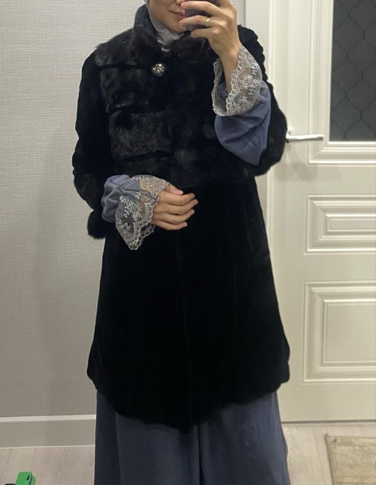 Шуба норкавая натуральный норка