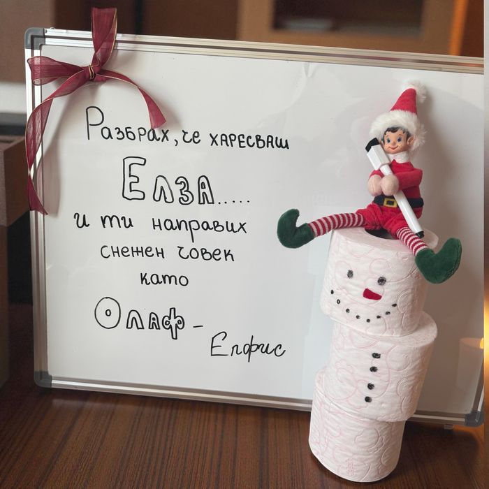 Коледна играчка елф (elf on the shelf тренд)