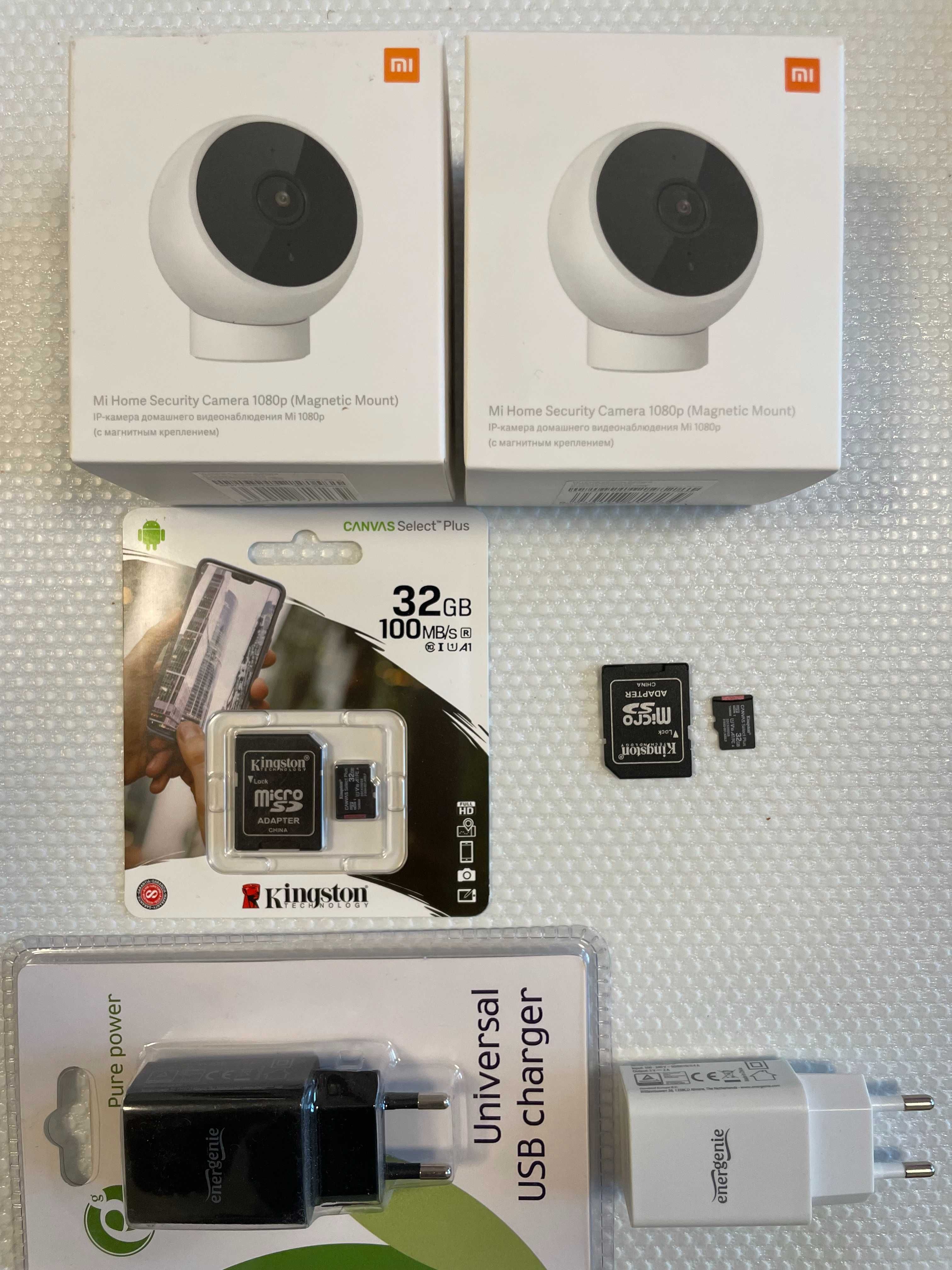 2 х Mi Home Security Camera 1080p Magnetic Mount (Магнитен монтаж)