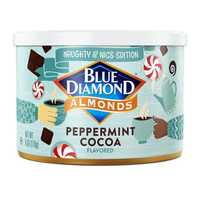 Blue Diamond Almonds, праздничные орешки с какао и мятой
