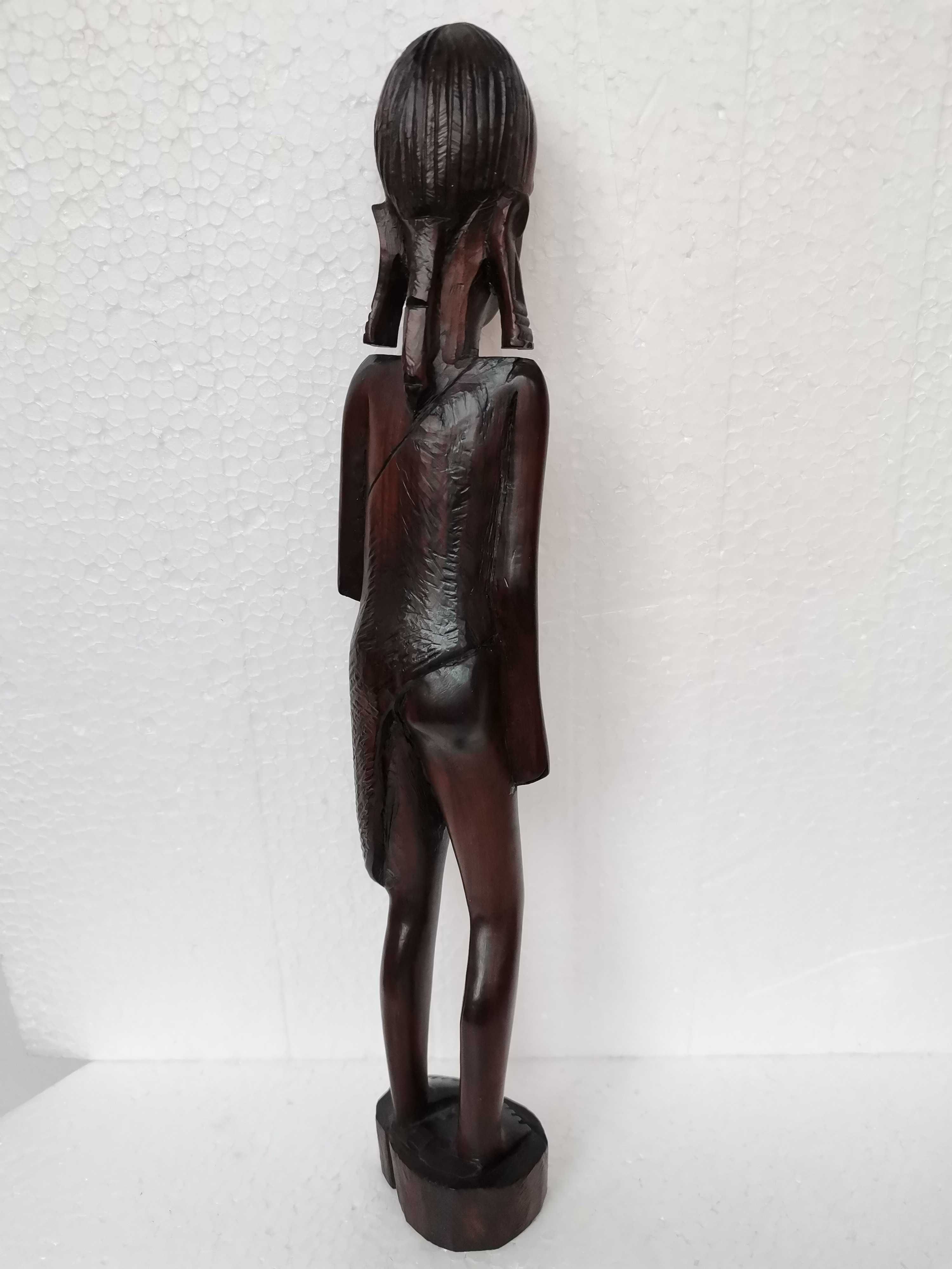 statueta unicat sculptura masai Africa lemn abanos antichitati veche