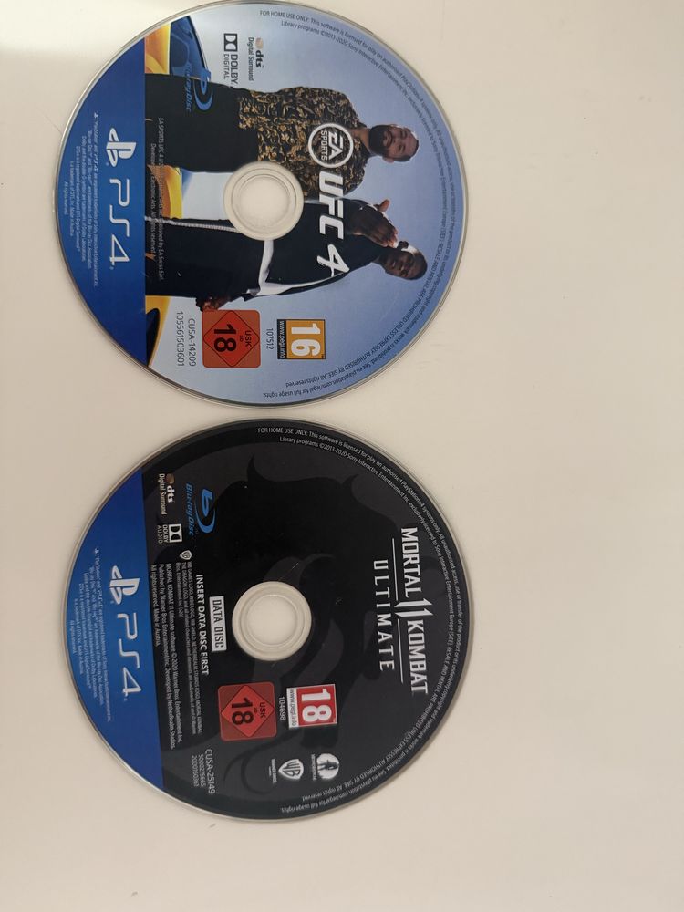 Диски от playstation 4