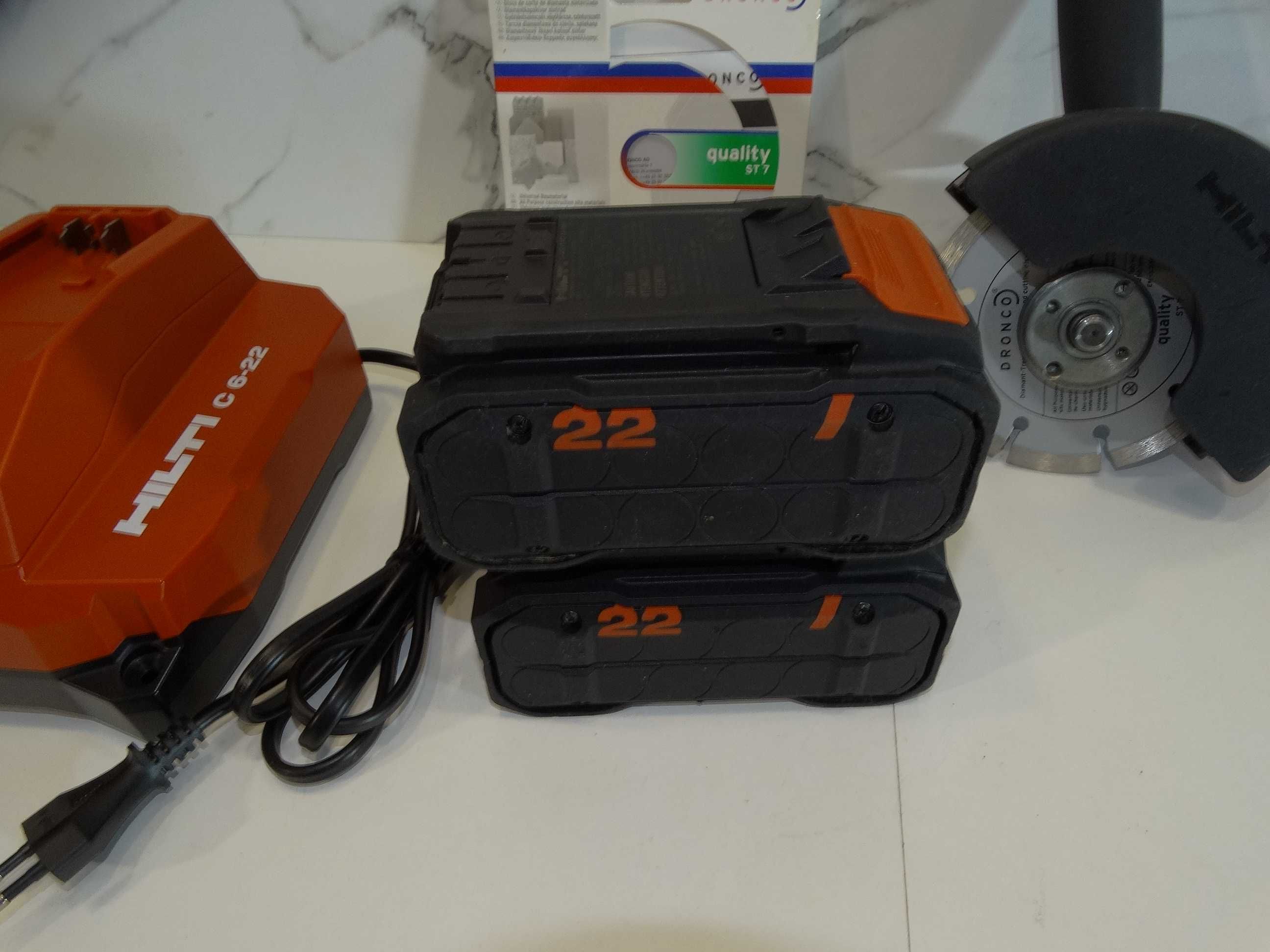2024 - Hilti AG 5D - 22 / Nuron - Акумулаторен ъглошлайф