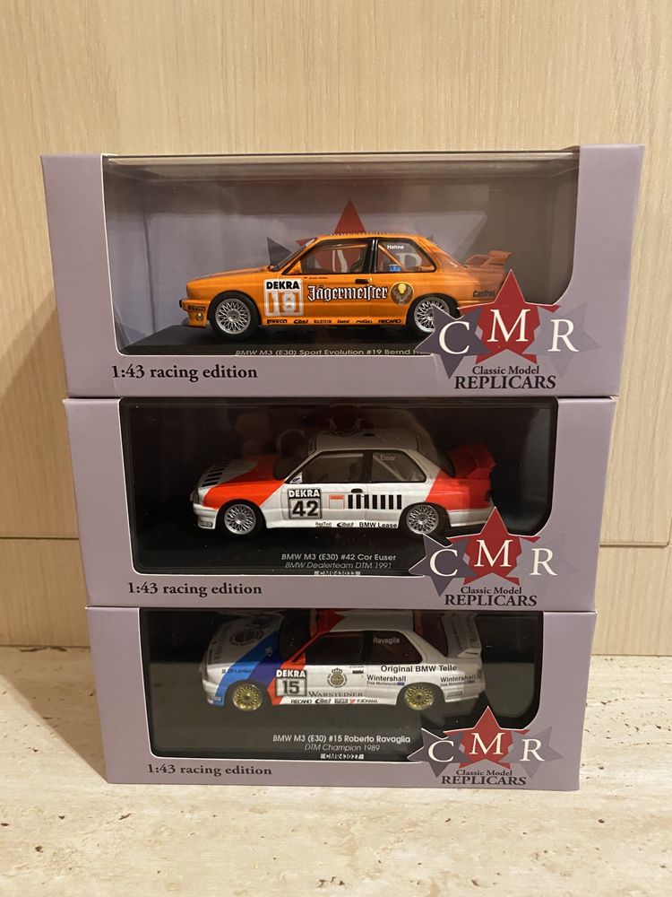 CMR BMW M3 (E30) machetă auto Rallye scara 1:43